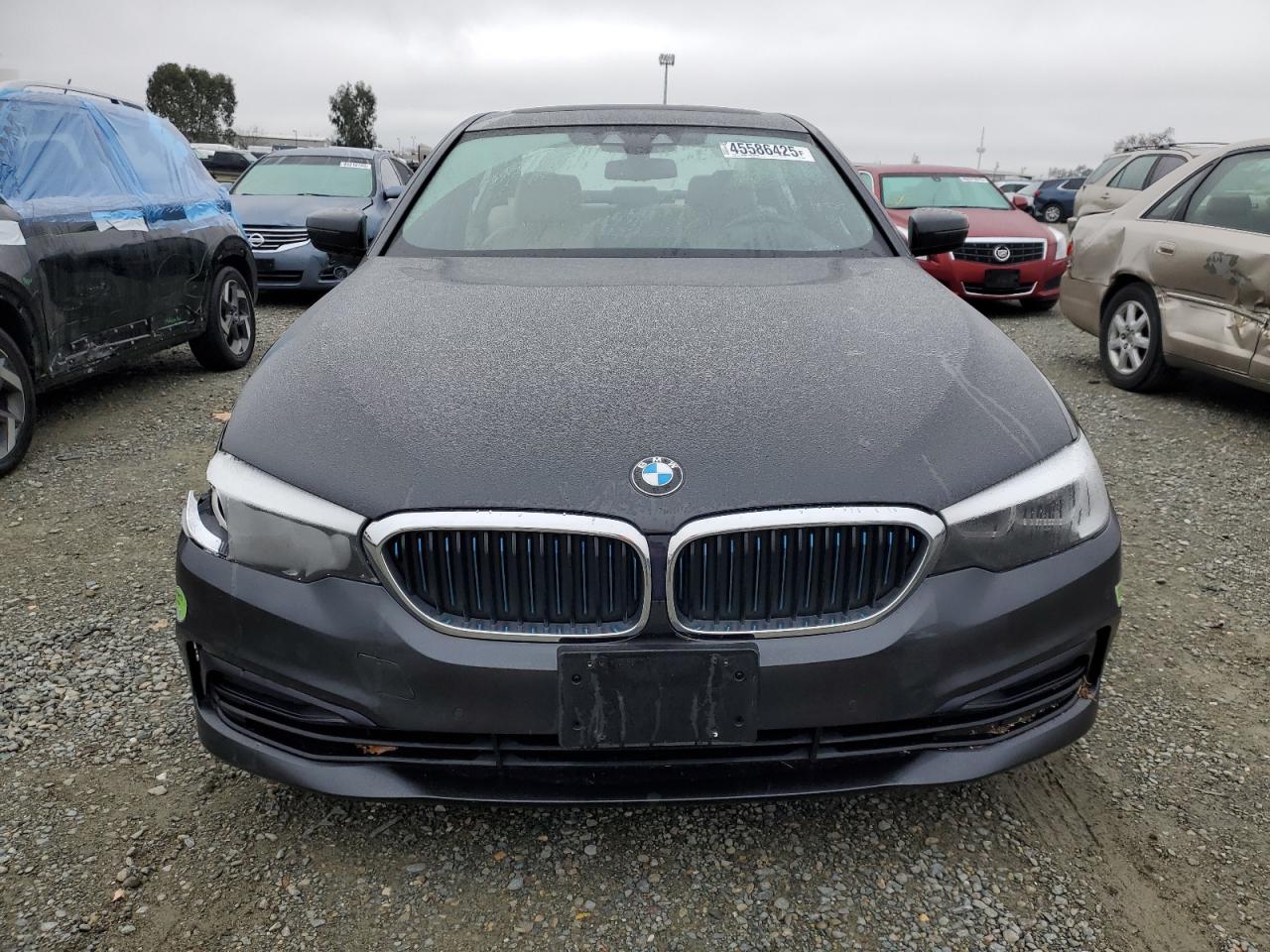 2019 BMW 5er VIN WBAJA9C51KB398689 Copart auction photo, front end / side damage thumbnail 5