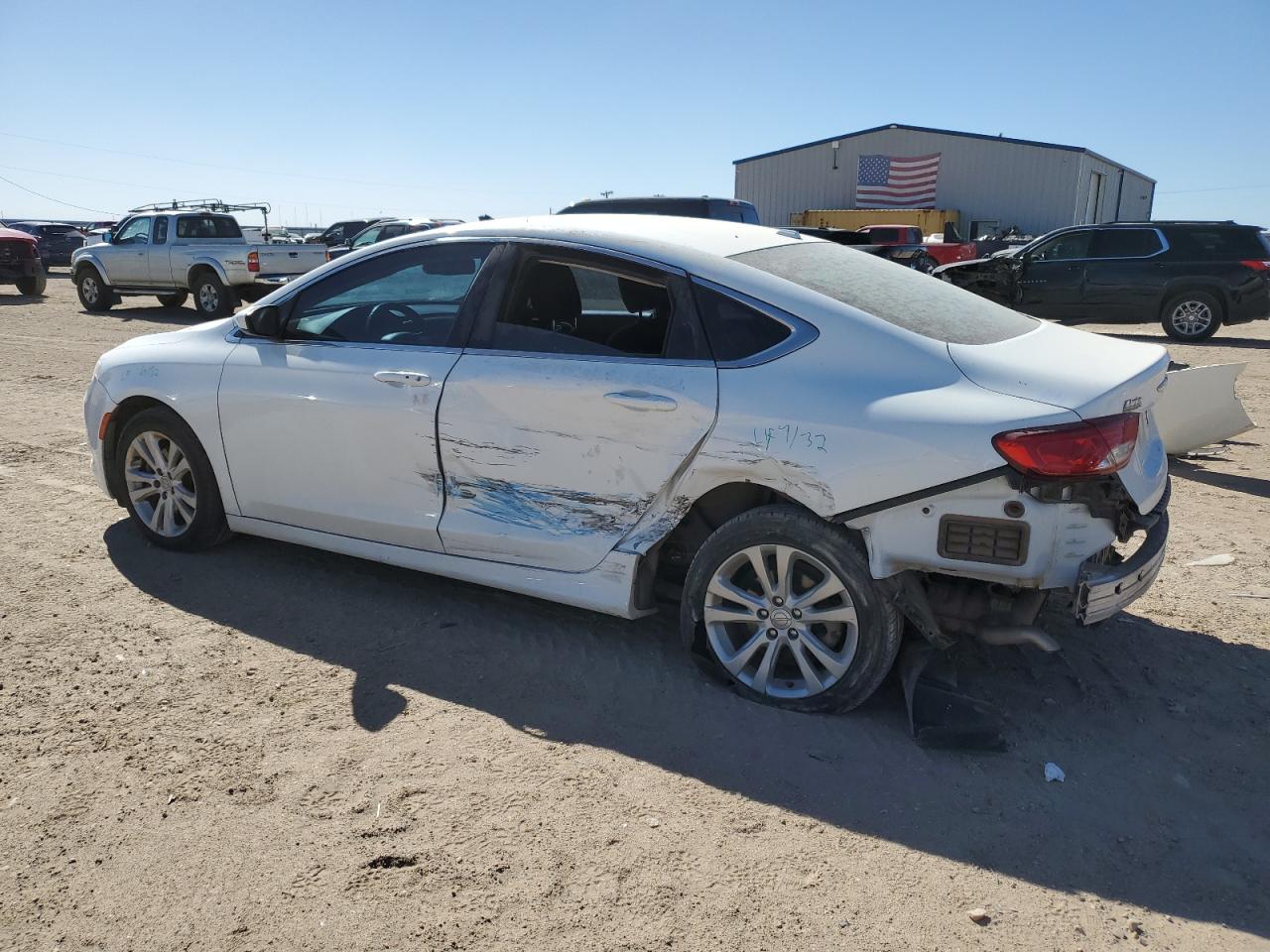 2016 Chrysler 200 VIN 1C3CCCAB8GN130163 Copart auction photo, side damage thumbnail 2