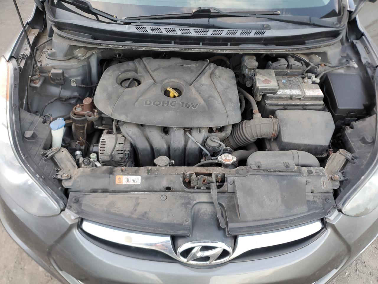 2013 Hyundai Elantra VIN 5NPDH4AE2DH352954 Copart auction photo, normal wear damage thumbnail 11