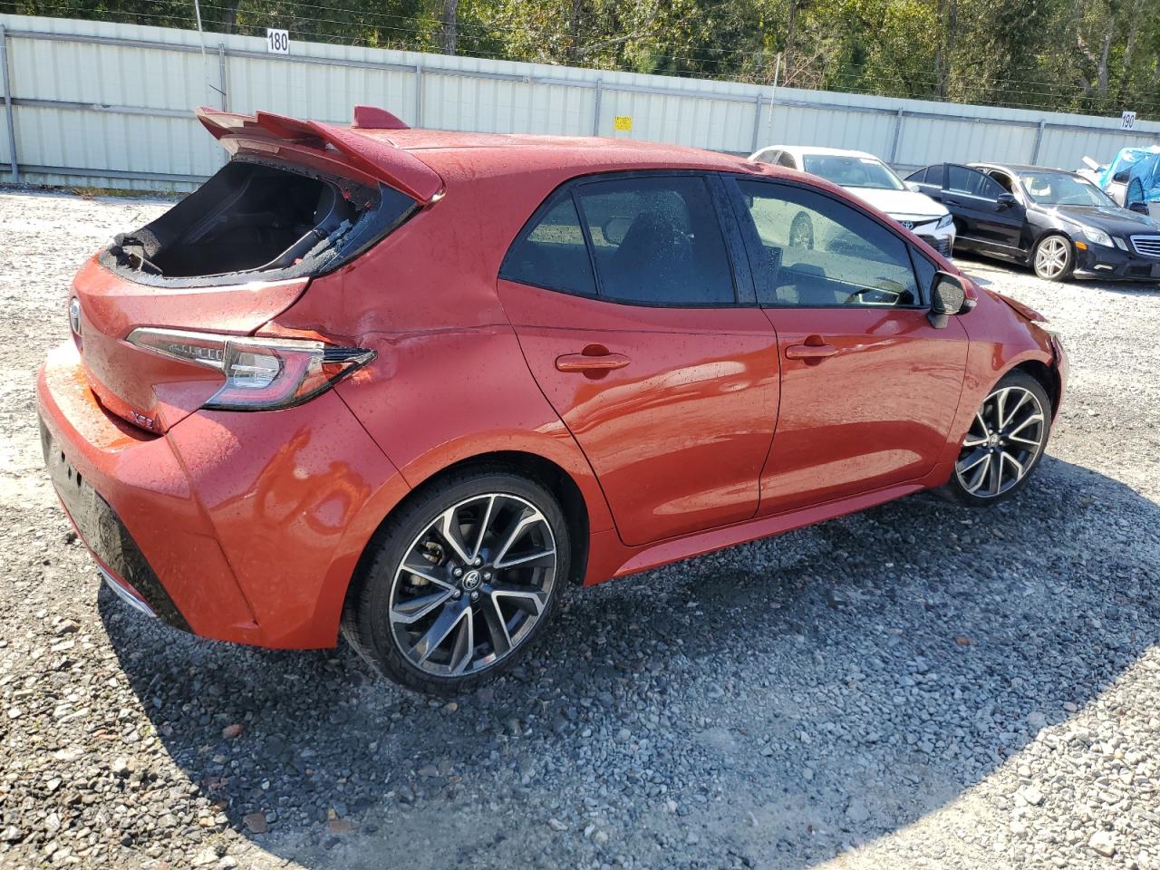 2019 Toyota Corolla VIN JTNK4RBE4K3020534 Copart auction photo, top/roof damage thumbnail 3