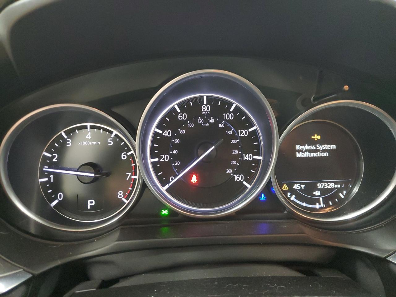 2018 Mazda 6 VIN JM1GL1VMXJ1331591 Copart auction photo, side / front end damage thumbnail 9