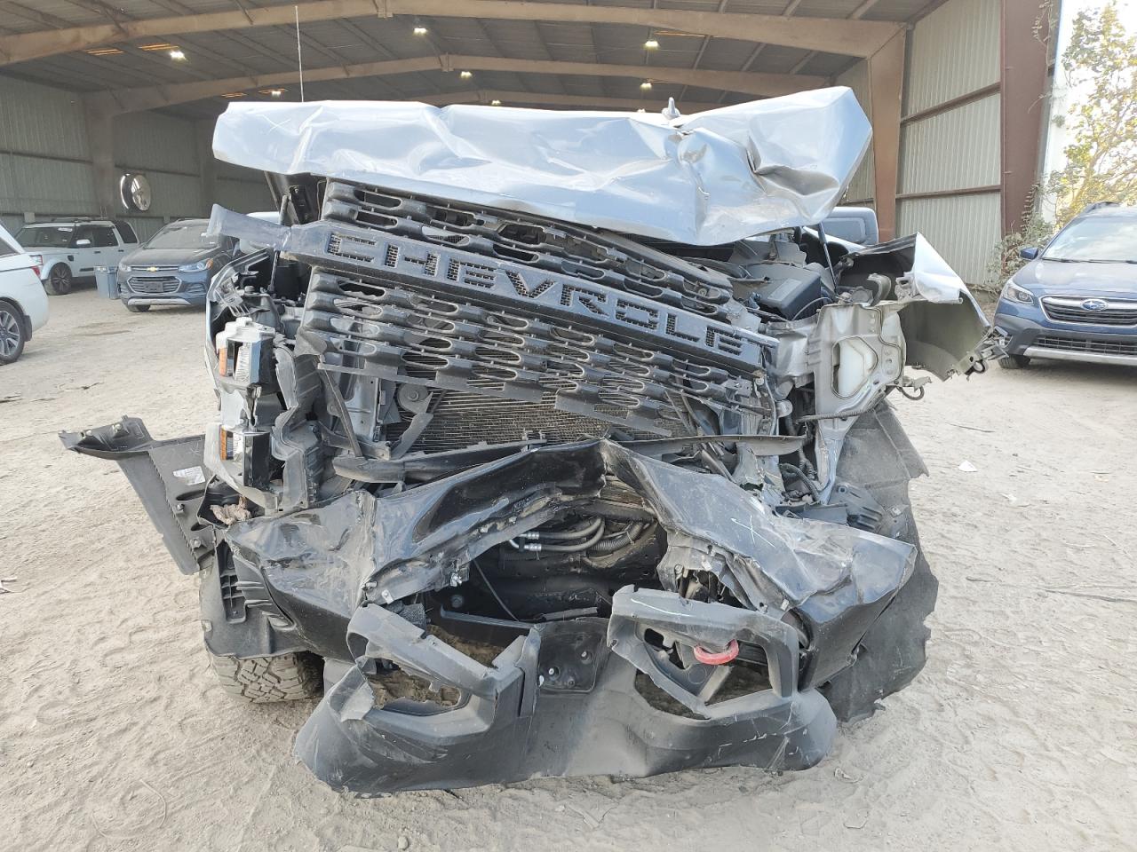 2020 Chevrolet Silverado VIN 3GCPYCEF3LG445130 Copart auction photo, frame damage / front end damage thumbnail 5