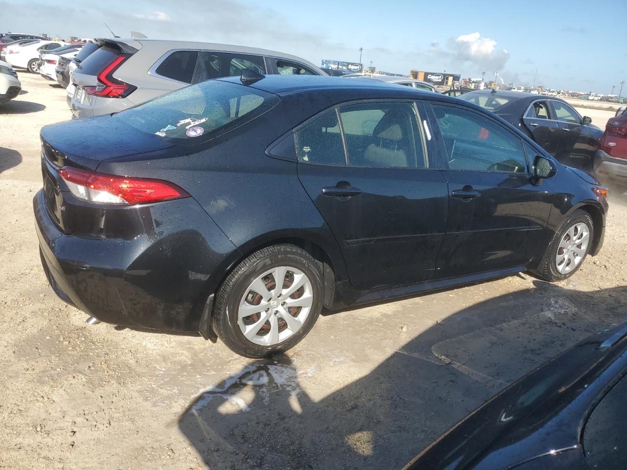 2021 Toyota Corolla VIN JTDEPMAE7MJ187837 Copart auction photo, water/flood damage thumbnail 3