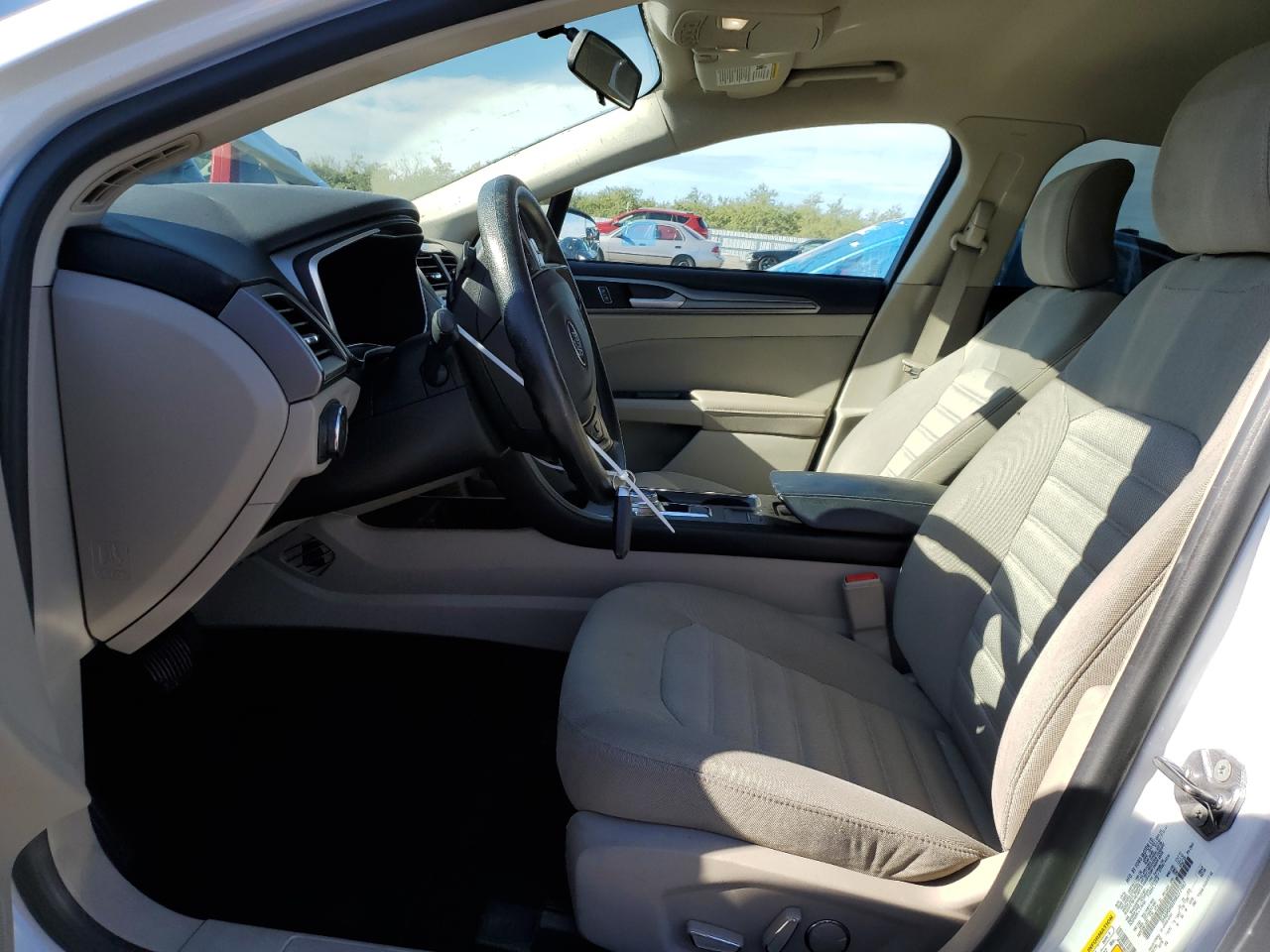 2017 Ford Fusion VIN 3FA6P0HD2HR277487 Copart auction photo, front end / rear end damage thumbnail 7