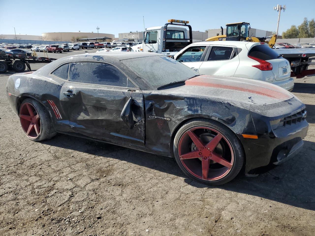2011 Chevrolet Camaro VIN 2G1FB1ED6B9102961 Copart auction photo, all over damage thumbnail 4