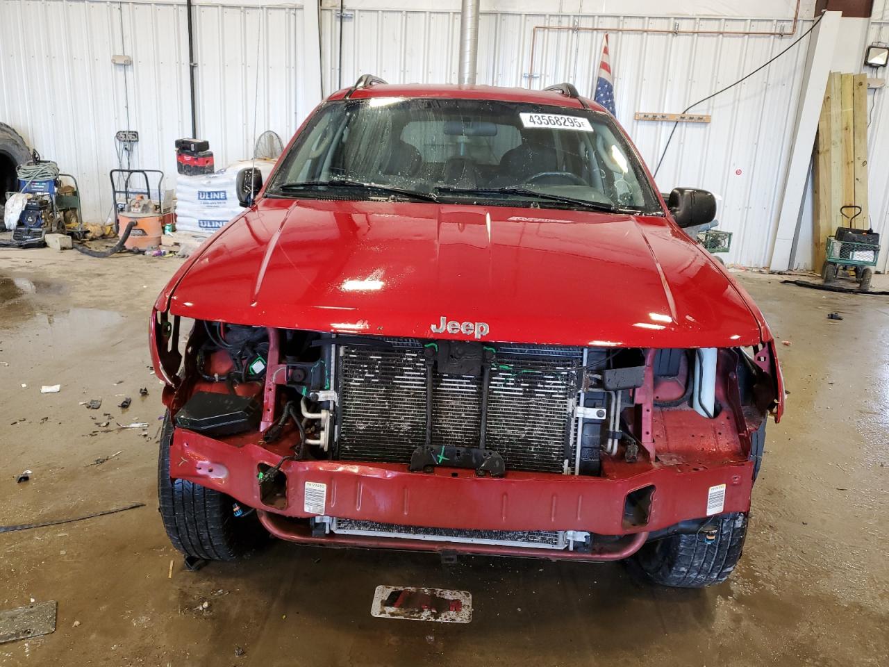 2004 Jeep Grand Cherokee VIN 1J4GW48S84C326962 Copart auction photo, front end damage thumbnail 5