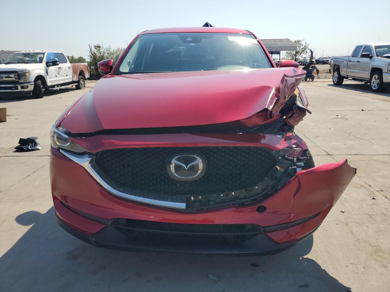 2021 Mazda CX-5 VIN JM3KFBCMXM1300217 Copart auction photo, front end damage thumbnail 5