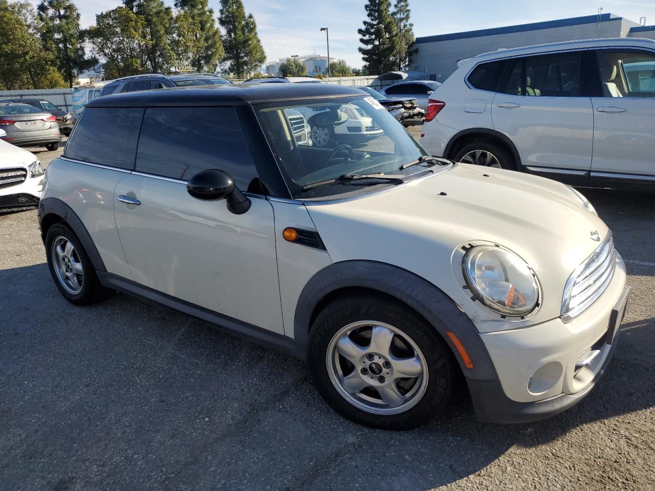 2011 MINI Cooper VIN WMWSU3C51BT251839 Copart auction photo, rear end damage thumbnail 4