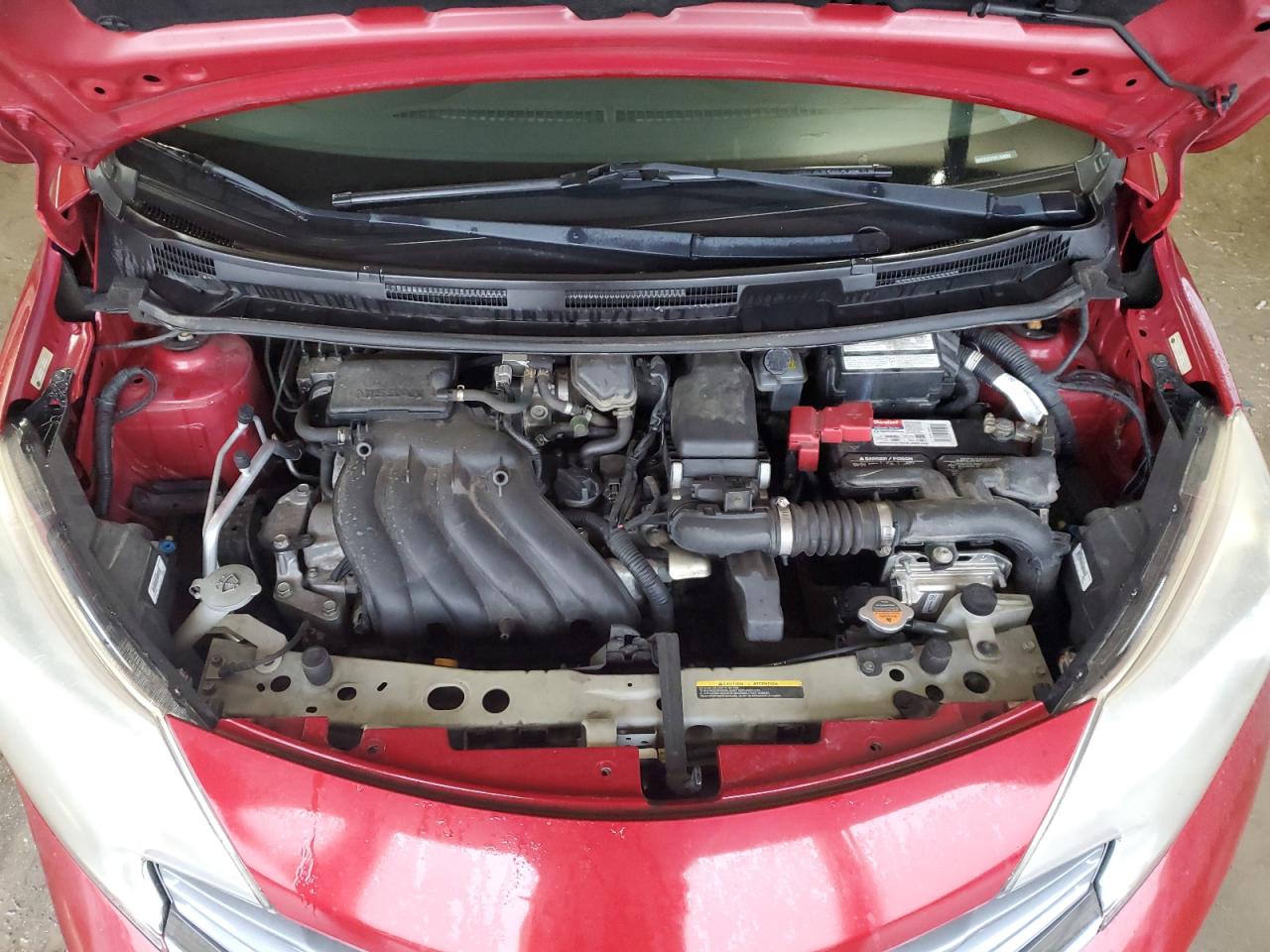 2015 Nissan Versa VIN 3N1CE2CP2FL354684 Copart auction photo, rear end / front end damage thumbnail 11