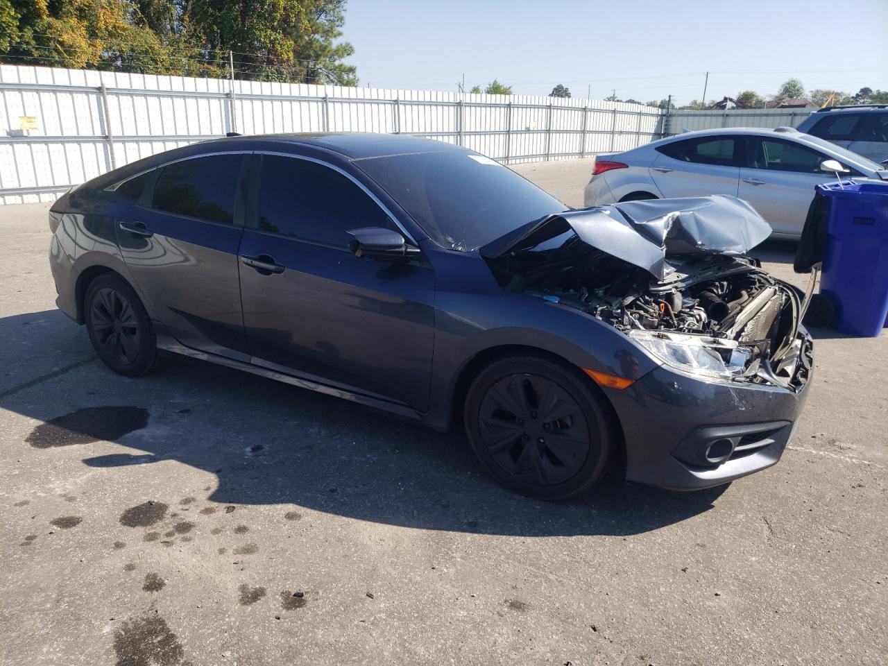 2018 Honda Civic VIN JHMFC1F74JX041153 Copart auction photo, front end damage thumbnail 4