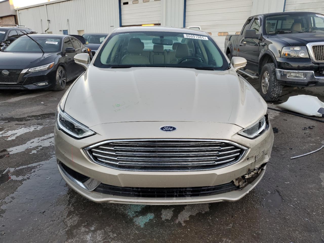 2018 Ford Fusion VIN 3FA6P0HD1JR208473 Copart auction photo, front end damage thumbnail 5