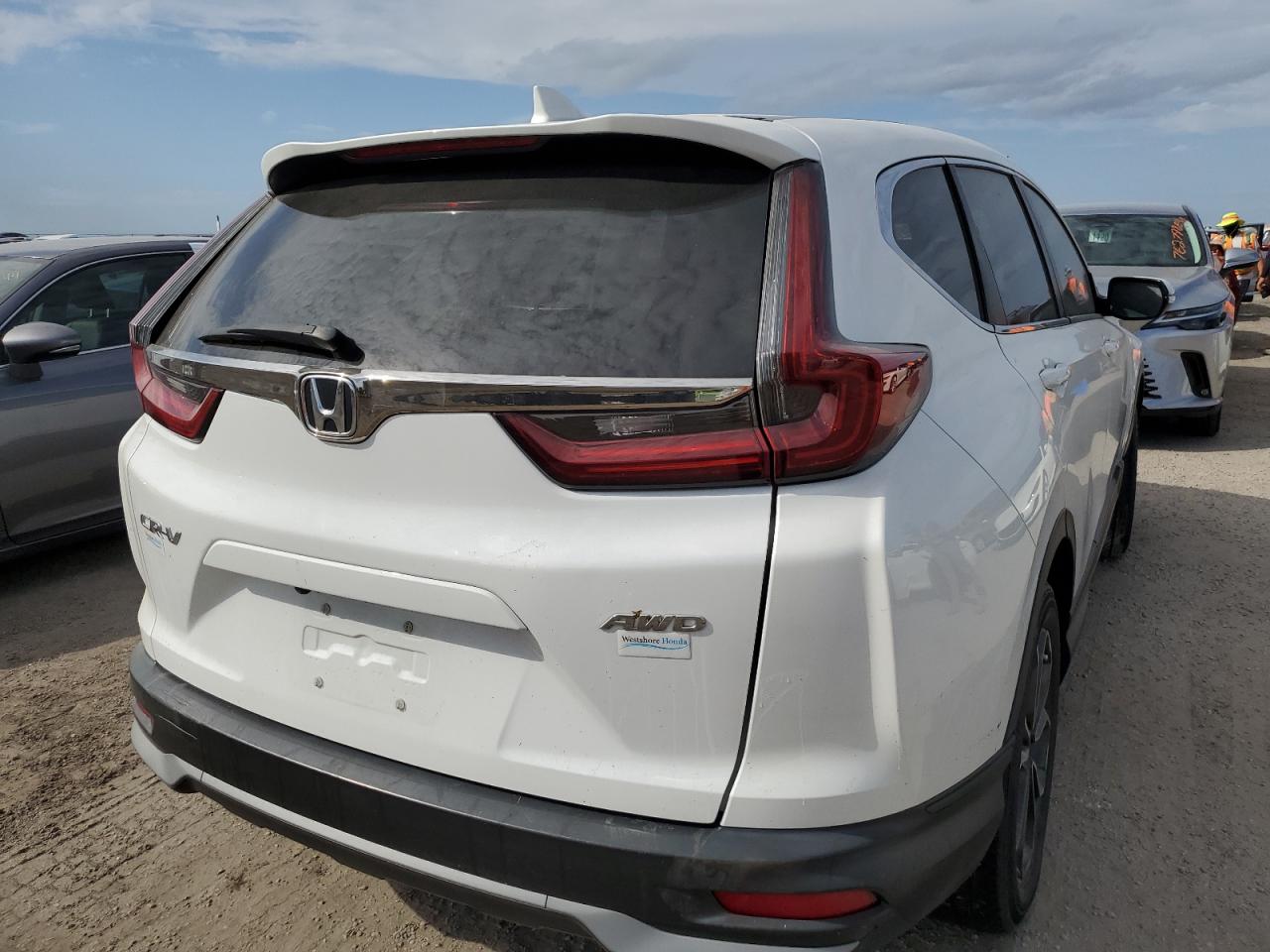 2021 Honda CR-V VIN 5J6RW2H5XMA004729 Copart auction photo, water/flood damage thumbnail 6