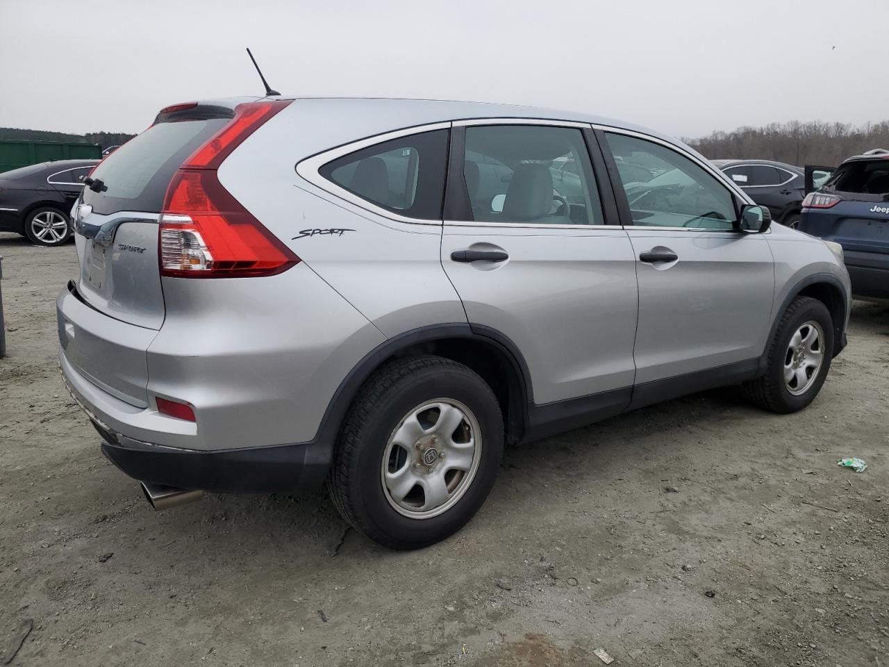 2015 Honda CR-V VIN 3CZRM3H31FG701527 Copart auction photo, rear end damage thumbnail 3