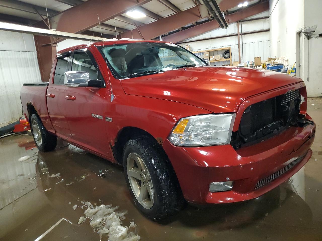 2010 Dodge RAM VIN 1D7RV1GT5AS224052 Copart auction photo, front end damage thumbnail 4