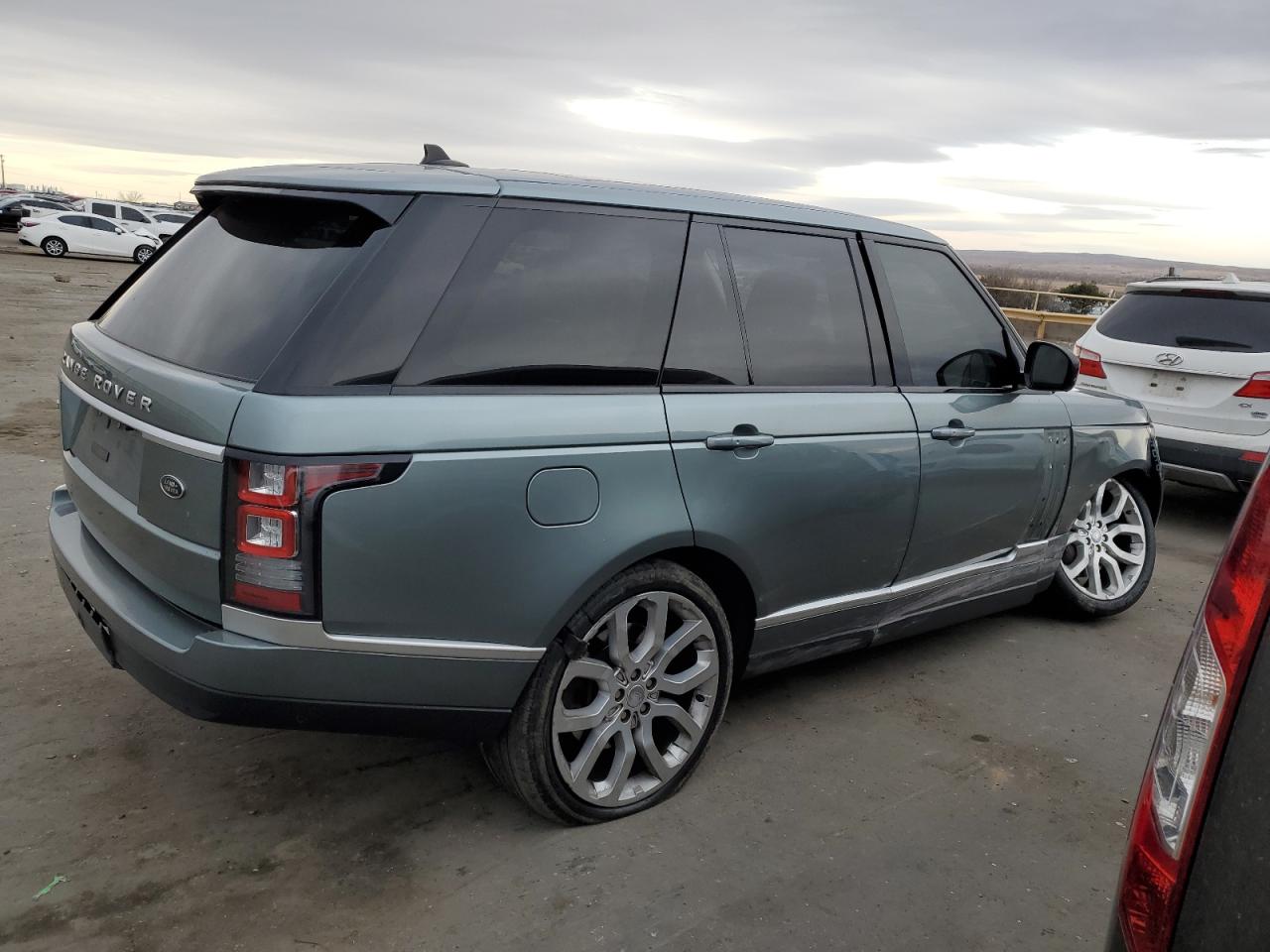 2016 Land Rover Range Rover VIN SALGS2VFXGA277365 Copart auction photo, side / undercarriage damage thumbnail 3