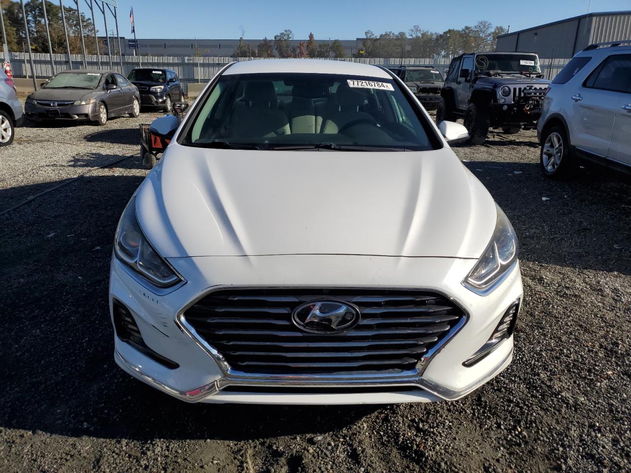 2018 Hyundai Sonata VIN 5NPE34AFXJH689542 Copart auction photo, front end damage thumbnail 5