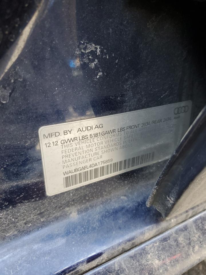 2013 Audi RS4 VIN WAUBGAFL4DA175859 Copart auction photo, side damage thumbnail 12