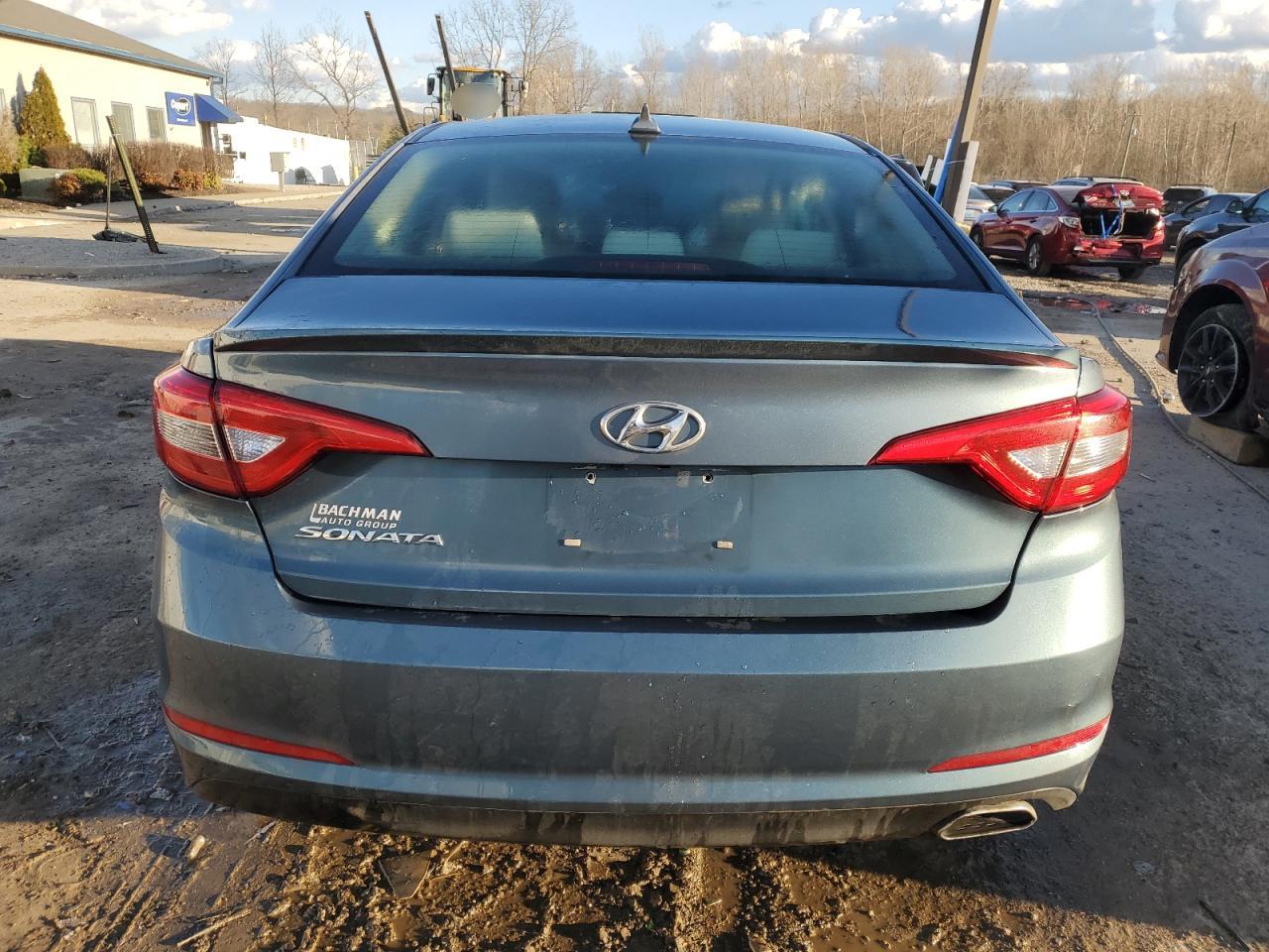 2016 Hyundai Sonata VIN 5NPE24AF2GH265865 Copart auction photo, front end damage thumbnail 6