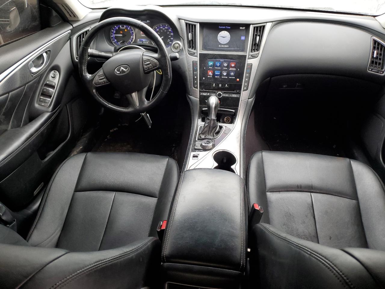 2015 Infiniti Q50 VIN JN1BV7AR4FM397328 Copart auction photo, rear end / front end damage thumbnail 8