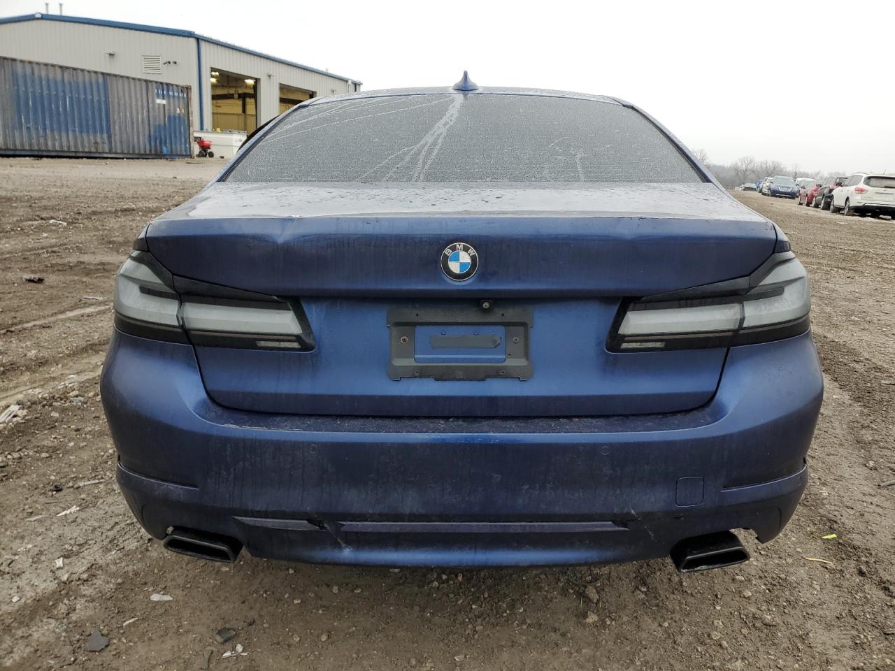 2018 BMW 5er VIN WBAJE7C52JWC55950 Copart auction photo, front end / side damage thumbnail 6