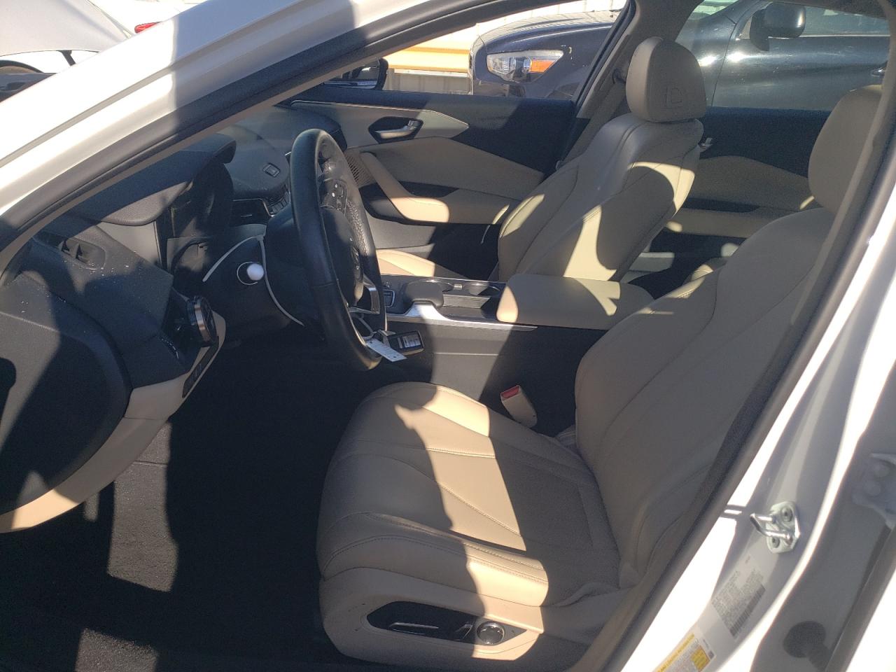 2023 Acura TLX VIN 19UUB5F3XPA004735 Copart auction photo, front end / side damage thumbnail 7