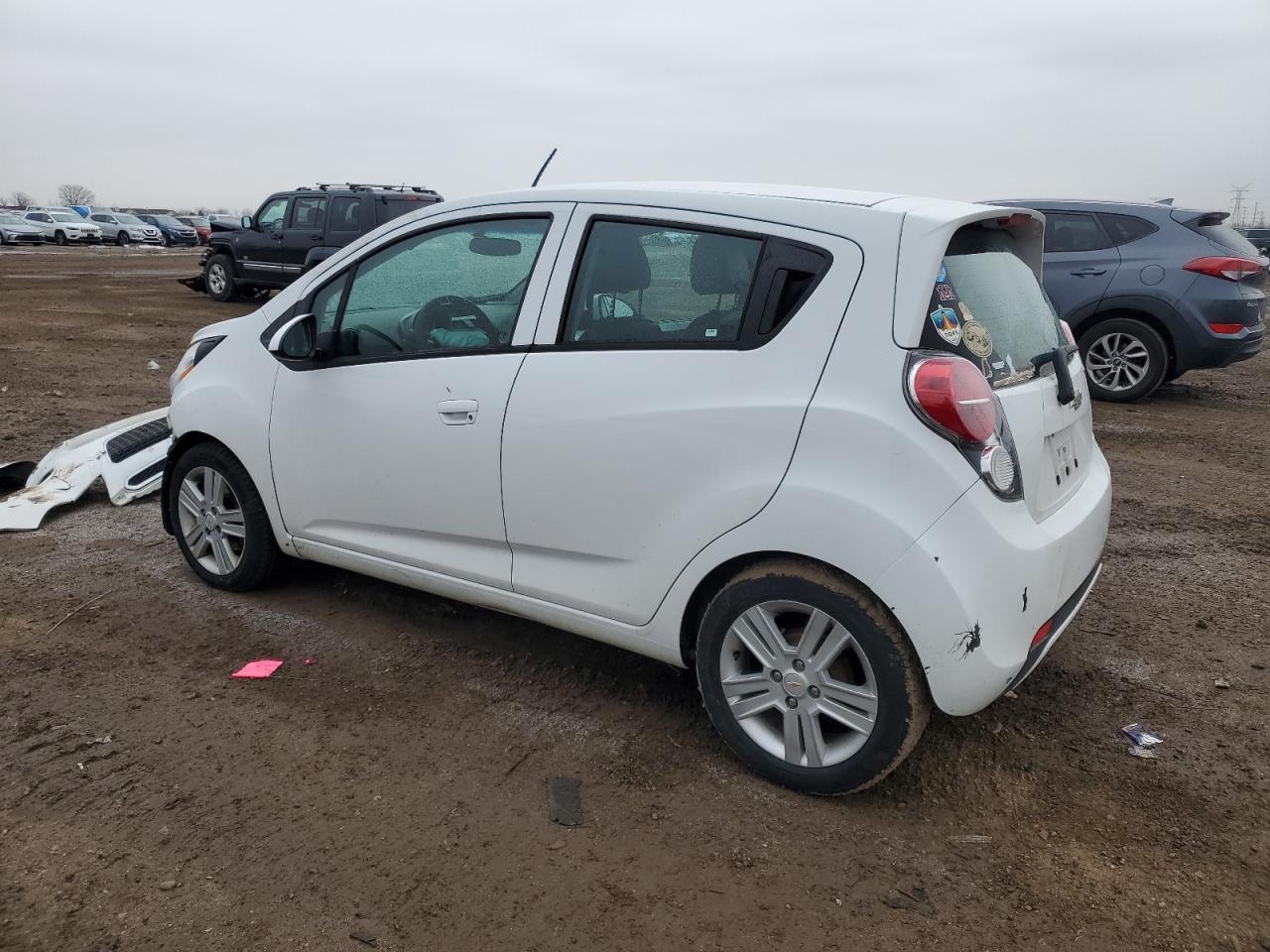2015 Chevrolet Spark VIN KL8CD6S93FC738214 Copart auction photo, front end damage thumbnail 2