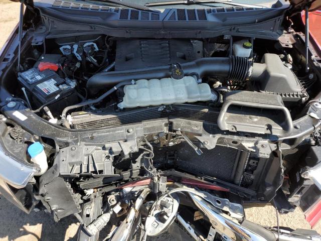 2021 Ford F-150 VIN 1FTFW1E84MFA32160 Copart auction photo, front end / side damage thumbnail 11
