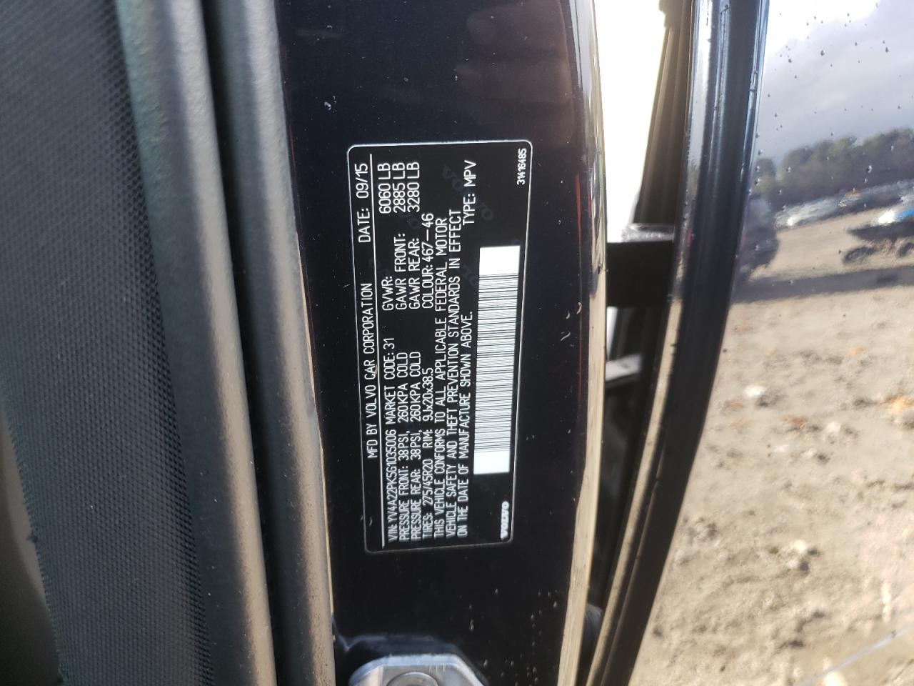 2016 Volvo XC90 VIN YV4A22PK5G1035006 Copart auction photo, minor dent/scratches damage thumbnail 13