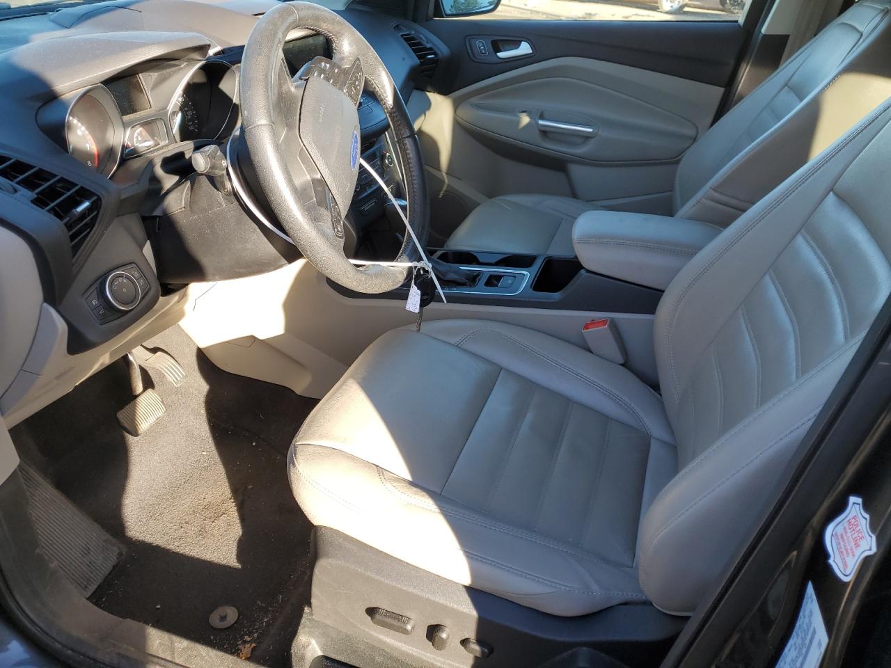 2017 Ford Escape VIN 1FMCU0G90HUD96436 Copart auction photo, front end damage thumbnail 7