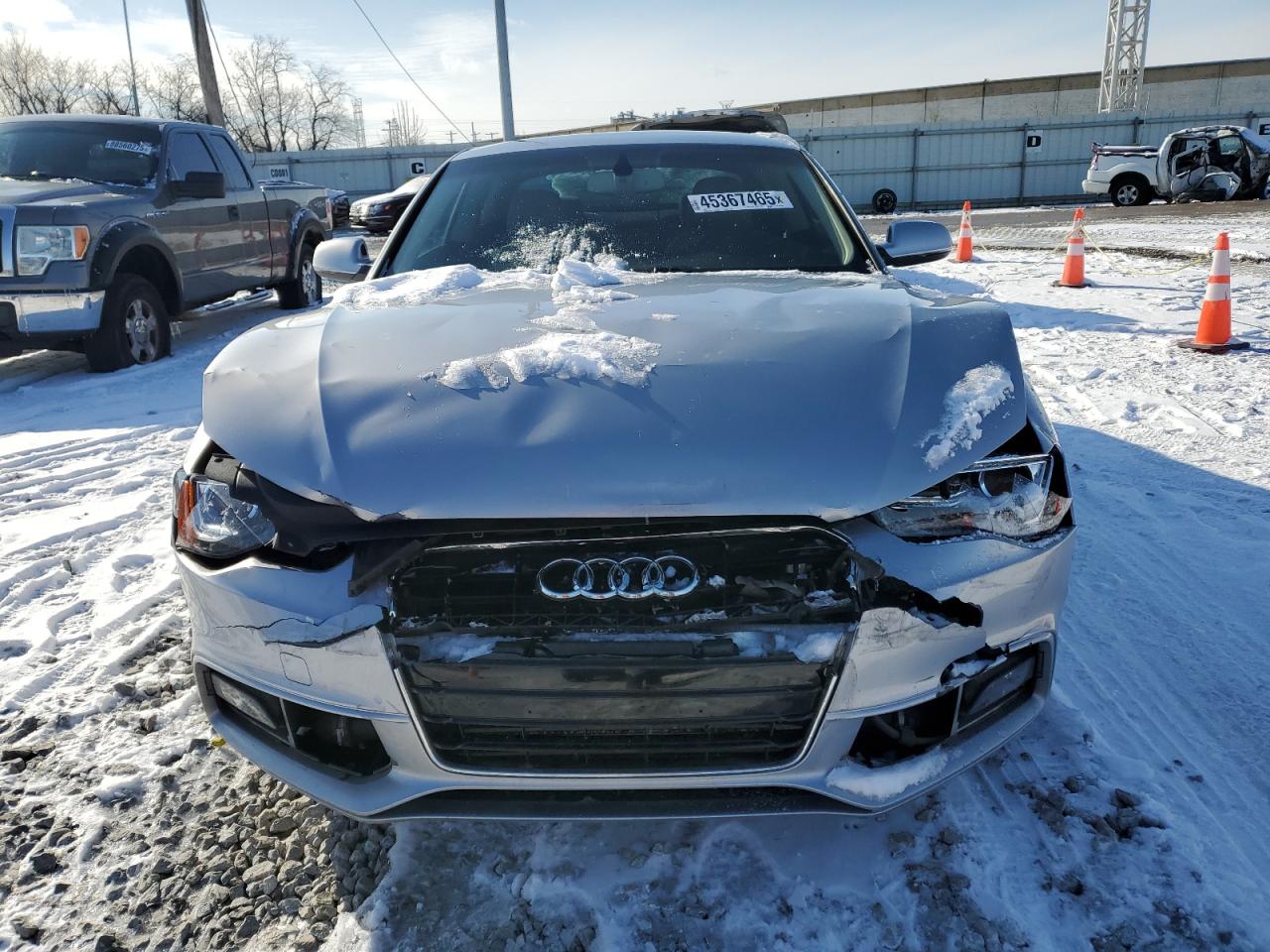 2015 Audi A5 VIN WAUMFAFR9FA059284 Copart auction photo, front end damage thumbnail 5