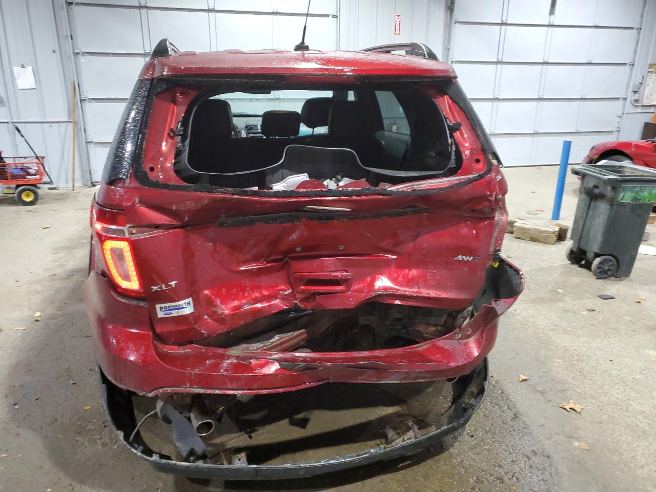2015 Ford Explorer VIN 1FM5K8D86FGB45084 Copart auction photo, rear end damage thumbnail 6