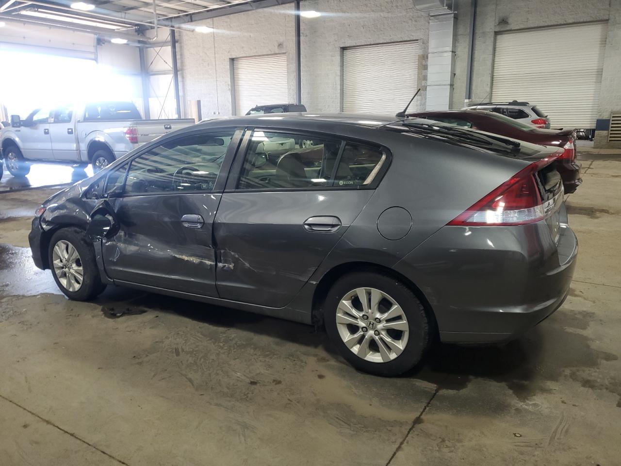 2013 Honda Insight VIN JHMZE2H77DS001810 Copart auction photo, front end / side damage thumbnail 2