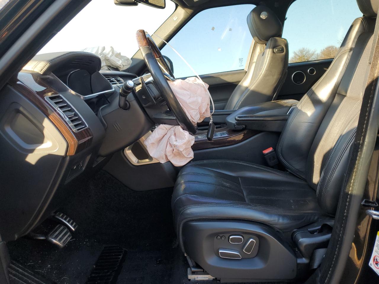 2015 Land Rover Range Rover VIN SALGS2TF2FA236746 Copart auction photo, front end / frame damage damage thumbnail 7