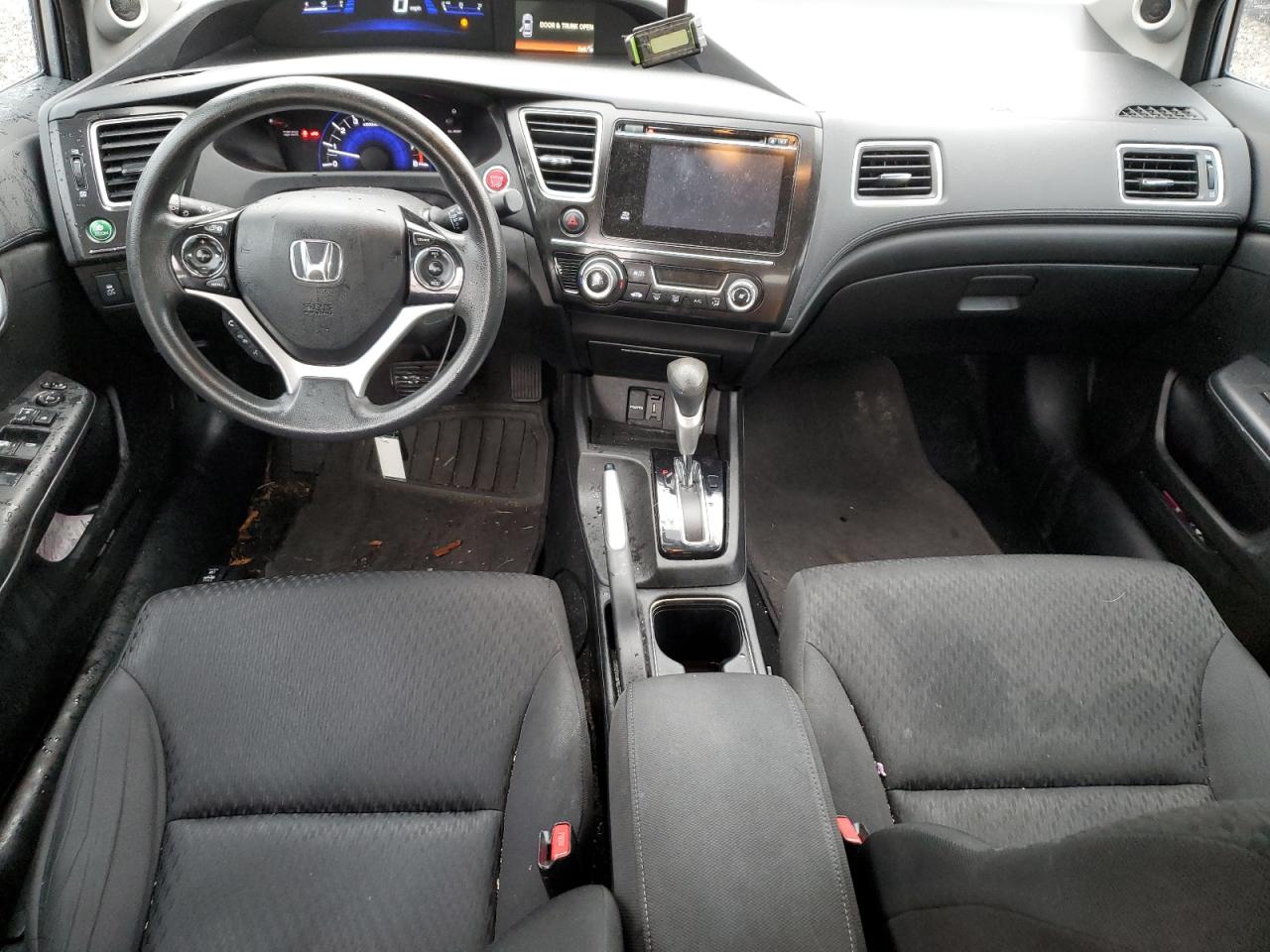 2015 Honda Civic VIN 19XFB2F89FE116407 Copart auction photo, rear end damage thumbnail 8