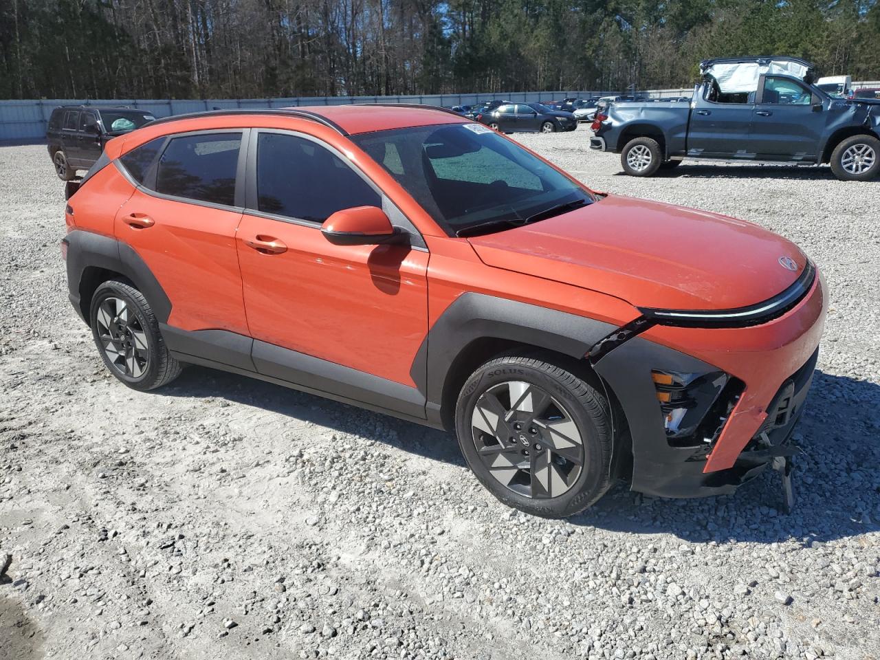 2024 Hyundai Kona VIN KM8HB3AB0RU101376 Copart auction photo, rear end / front end damage thumbnail 4