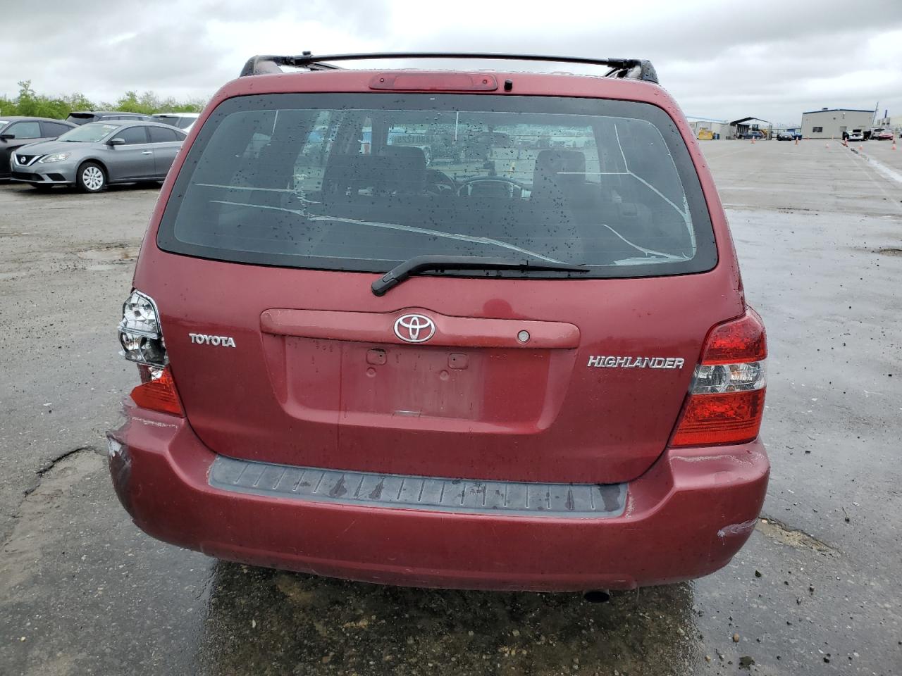 2005 Toyota Highlander VIN JTEGD21A850120542 Copart auction photo, rear end / side damage thumbnail 6