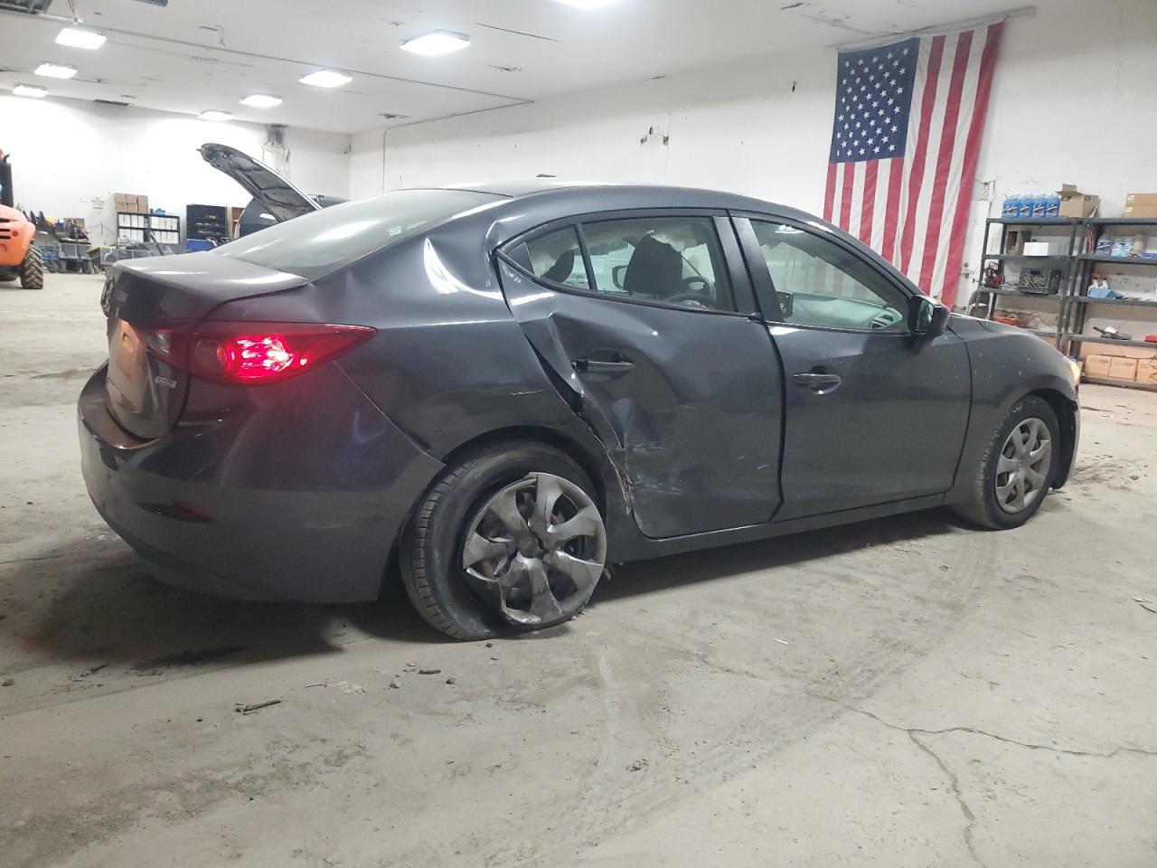 2015 Mazda 3 VIN 3MZBM1U74FM154112 Copart auction photo, rear end / side damage thumbnail 3