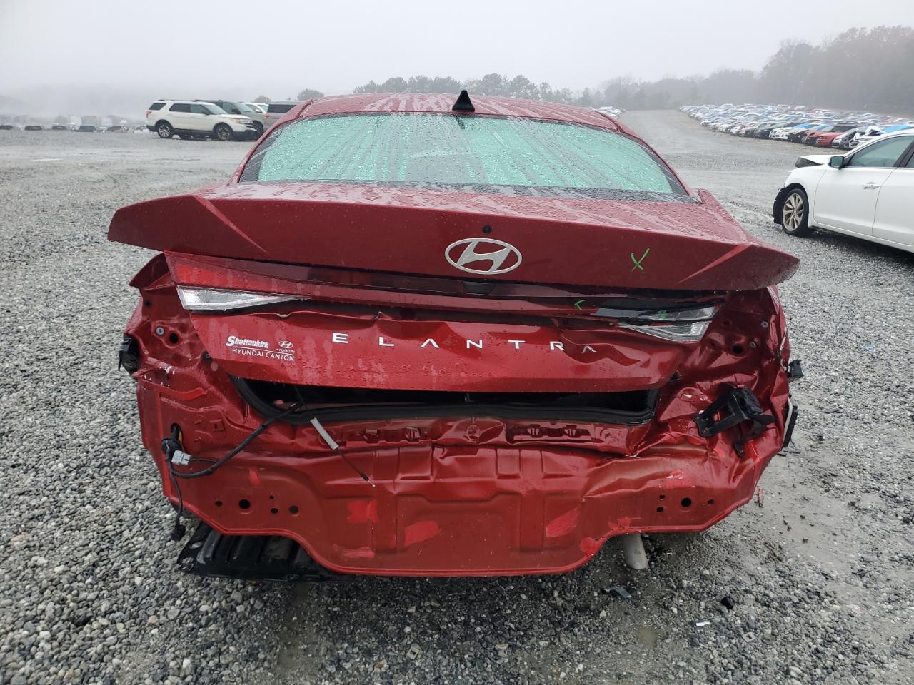 2024 Hyundai Elantra VIN KMHLL4DG1RU659290 Copart auction photo, rear end damage thumbnail 6