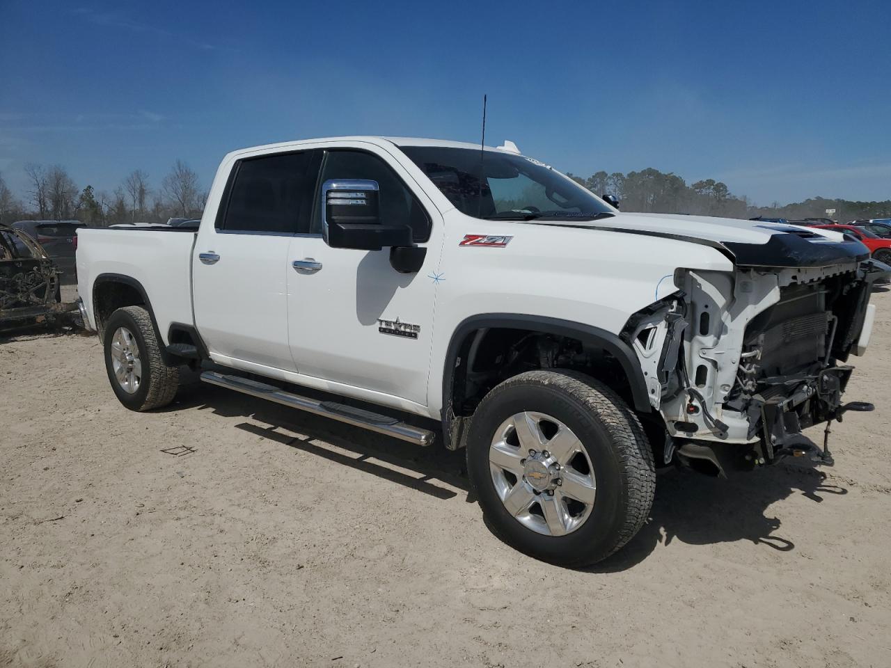 2021 Chevrolet Silverado VIN 1GC4YPEY6MF177625 Copart auction photo, front end / minor dent/scratches damage thumbnail 4