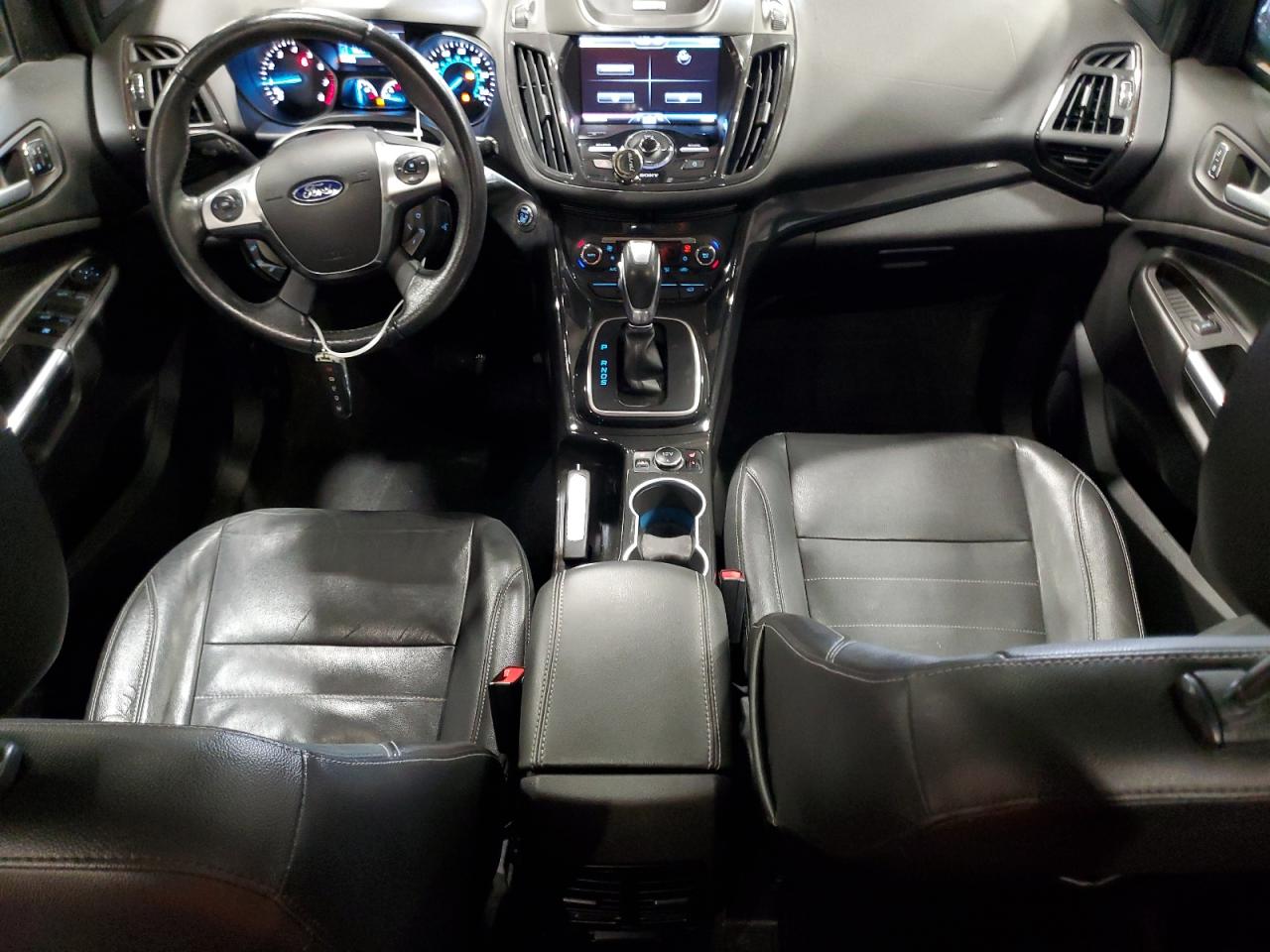 2014 Ford Escape VIN 1FMCU0JX3EUB21064 Copart auction photo, side / front end damage thumbnail 8