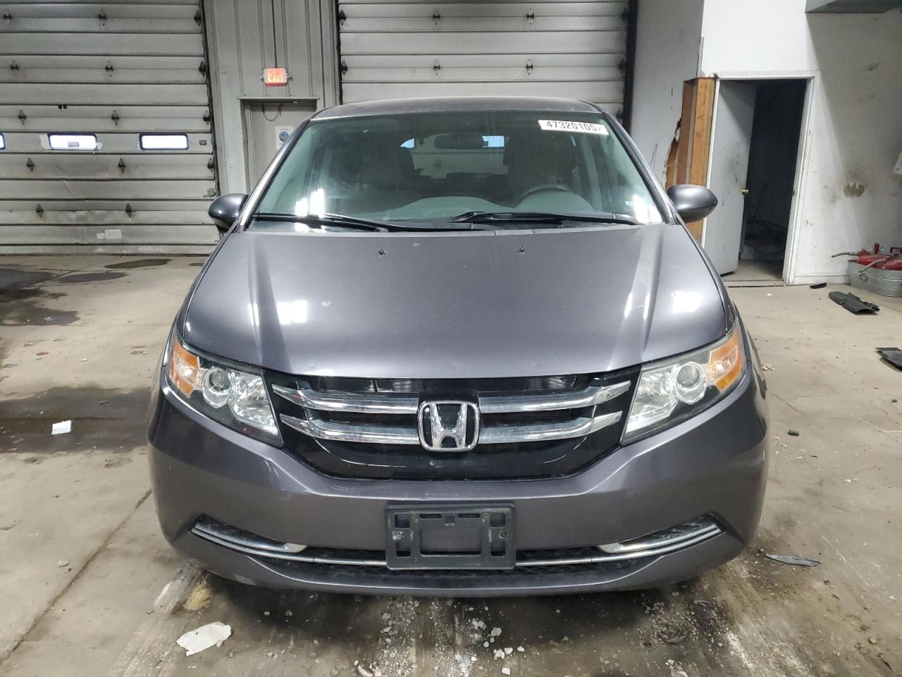 2015 Honda Odyssey VIN 5FNRL5H48FB036998 Copart auction photo, rear end / hail damage thumbnail 5