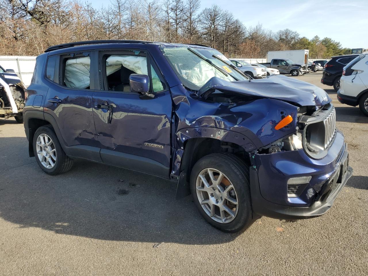 2020 Jeep Renegade VIN ZACNJBBB5LPL73219 Copart auction photo, rollover damage thumbnail 4