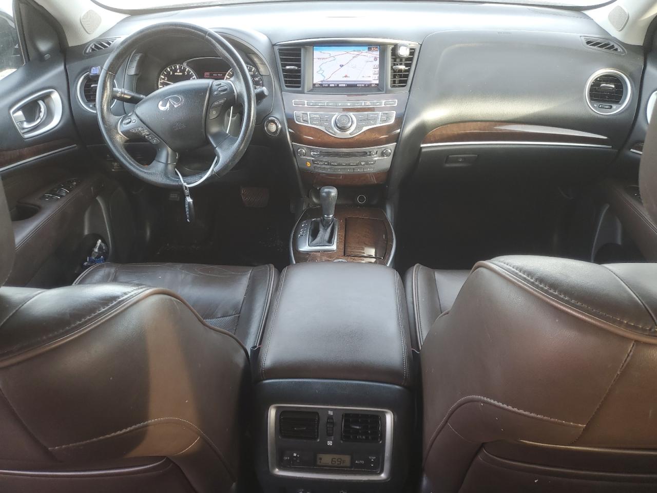 2013 Infiniti JX VIN 5N1AL0MN1DC300177 Copart auction photo, front end / minor dent/scratches damage thumbnail 8