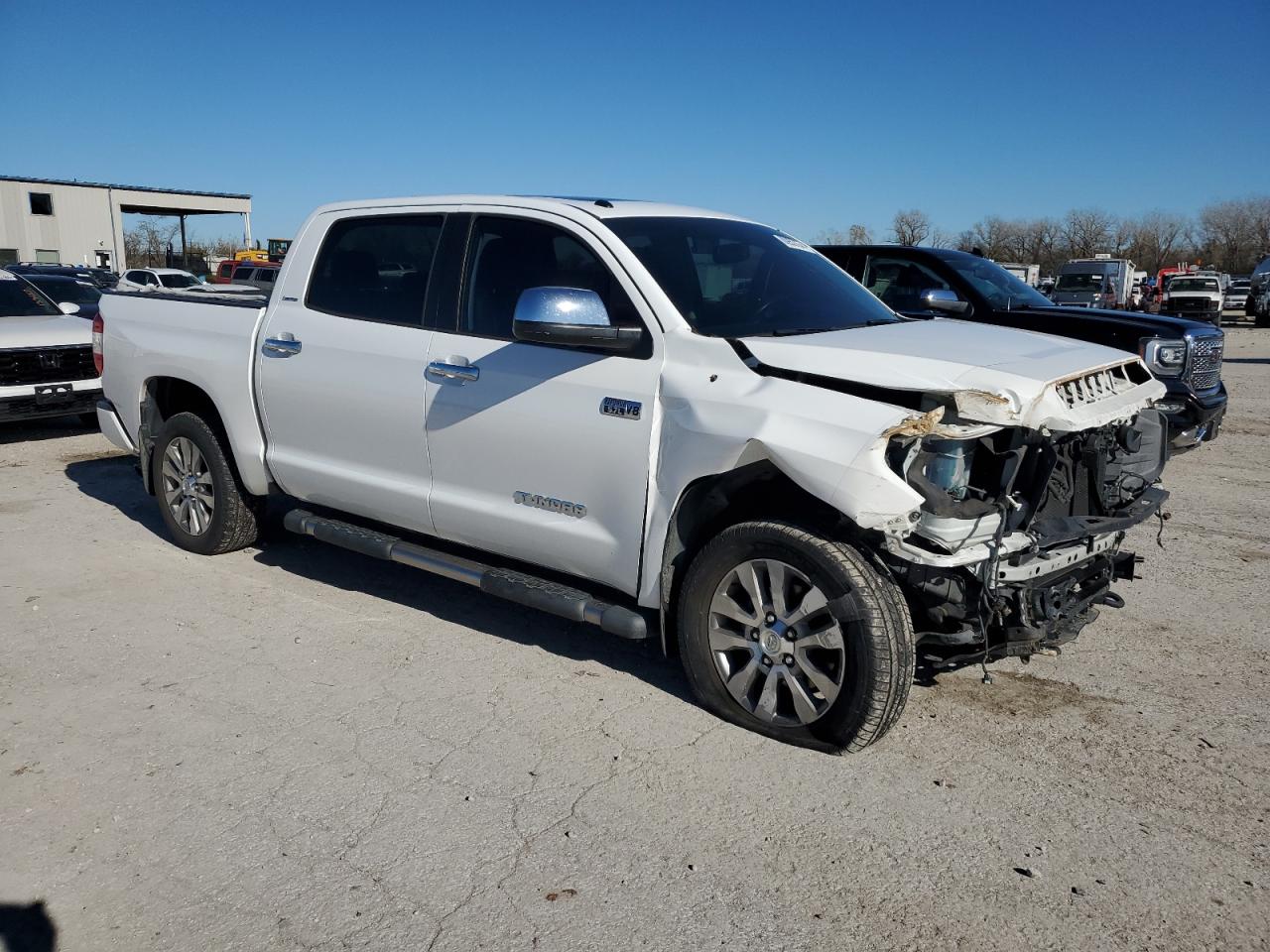 2014 Toyota Tundra VIN 5TFHW5F17EX402501 Copart auction photo, front end / undercarriage damage thumbnail 4