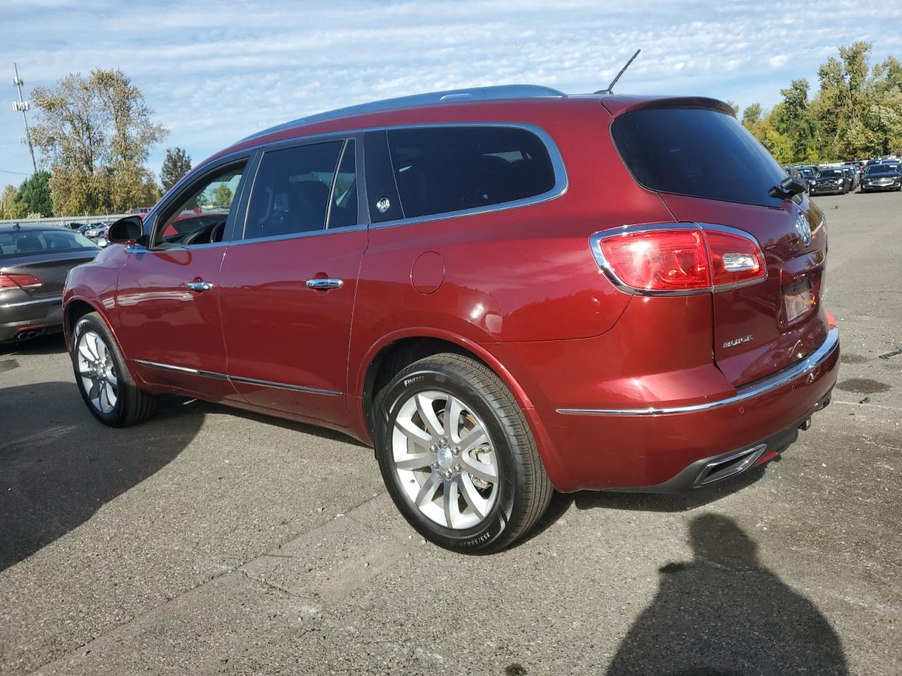 2015 Buick Enclave VIN 5GAKVCKD5FJ353222 Copart auction photo, front end damage thumbnail 2