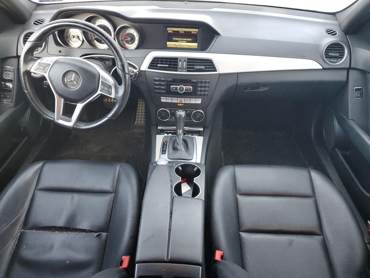2013 Mercedes-Benz C-klasse VIN WDDGF4HB3DR258854 Copart auction photo, side damage thumbnail 8