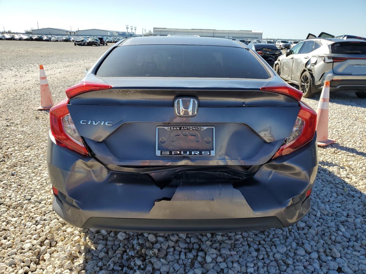 2017 Honda Civic VIN 2HGFC2F80HH038332 Copart auction photo, rear end damage thumbnail 6