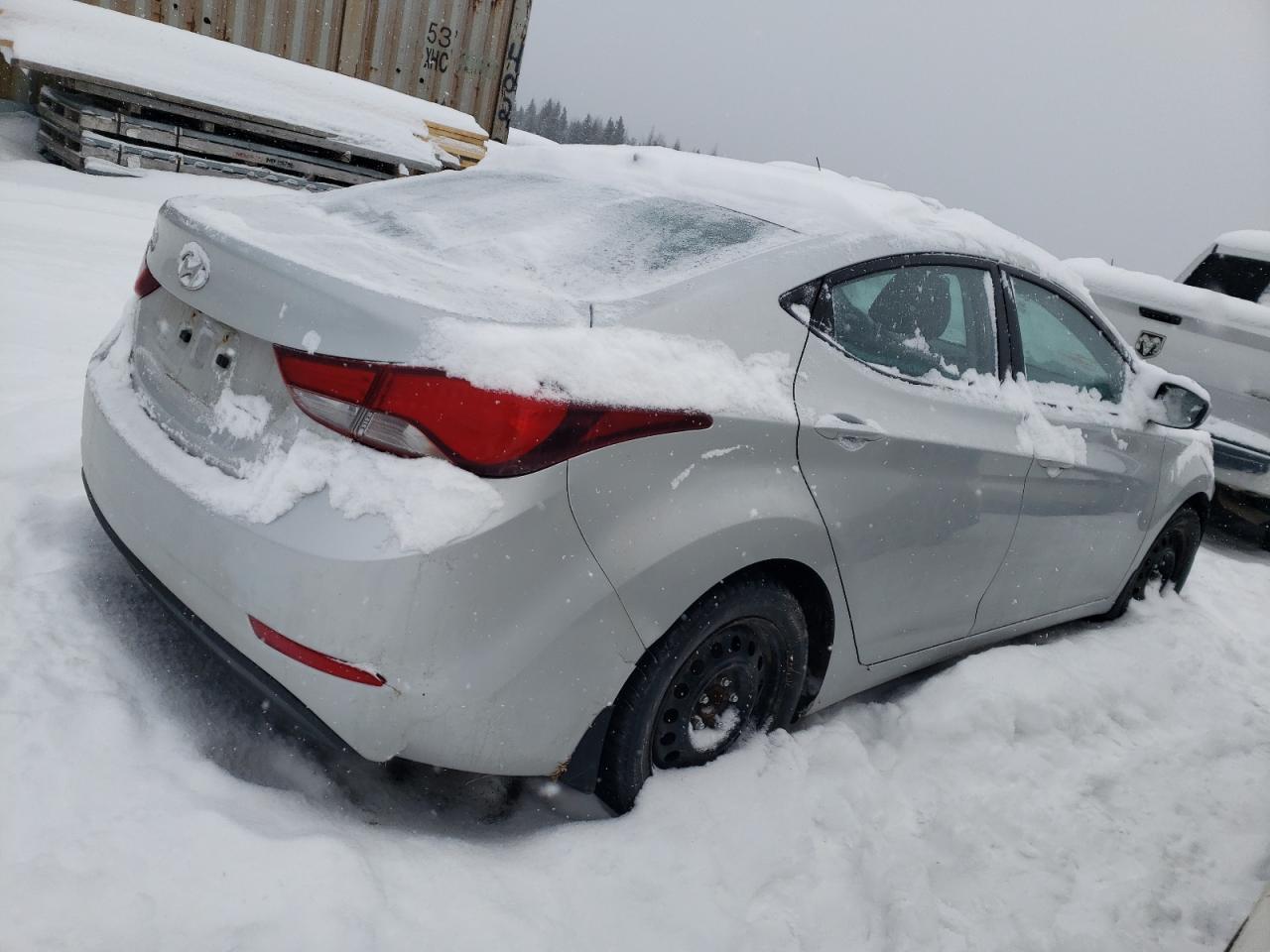 2016 Hyundai Elantra VIN KMHDH4AE8GU509442 Copart auction photo, front end / undercarriage damage thumbnail 3