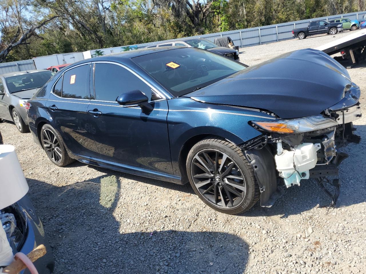 2018 Toyota Camry VIN 4T1B61HK5JU633506 Copart auction photo, frame damage / front end damage thumbnail 4