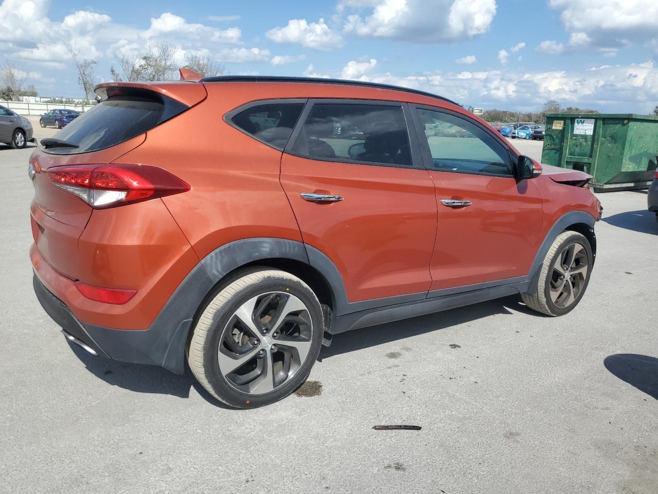 2016 Hyundai Tucson VIN KM8J33A28GU222359 Copart auction photo, frame damage / front end damage thumbnail 3